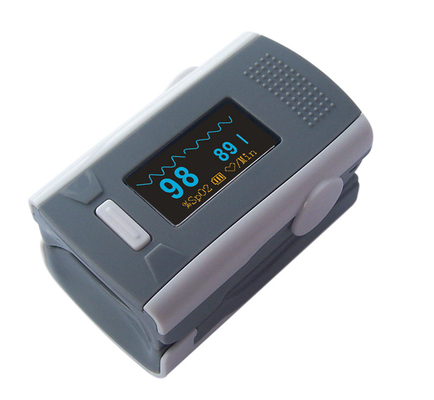 Low-power Portable Digital Fingertip Pulse Oximeter with Double Color OLED Display