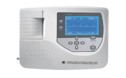 AC / DC 12 Leads One Channel Digital ECG Machine with LCD Display