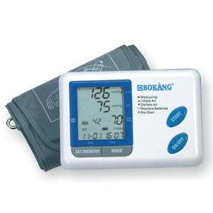 0 - 300mmHg ( 0 - 40kpa ) Automatic Digital Blood Pressure Monitor with LCD Display