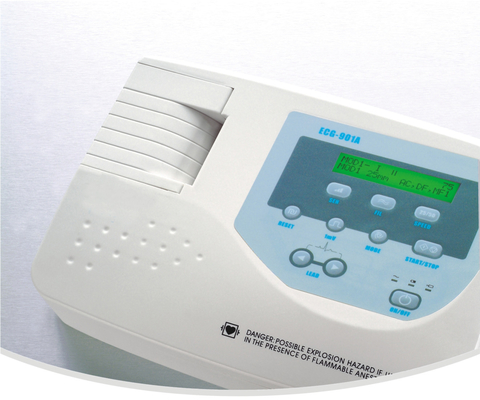 220V / 110V , 50 / 60Hz One Channel 12 Leads Digital ECG Machine with Rechargeable Battery