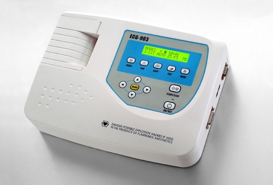 Three Channel 12 Leads Digital ECG Machine 12bit / 1000Hz with Anti - Drift System